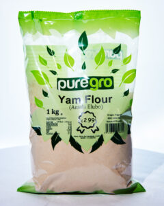 PUREGRO YAM FLOUR 1KG (ELUBO)
