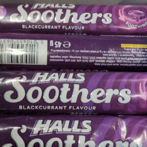 HALLS SOOTHERS BLACKCURRANT FLAVOUR